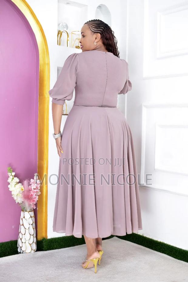 Classy Peach Long Dresses - thumbnail 3