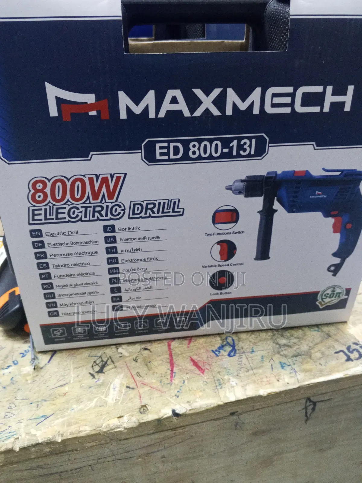 800w Maxmech Electric Drill