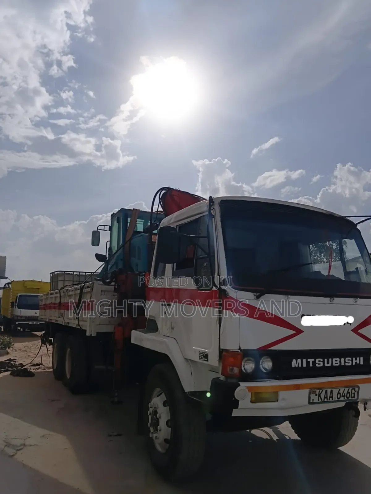 Transit Trucks With Hoisting Cranes Are Available