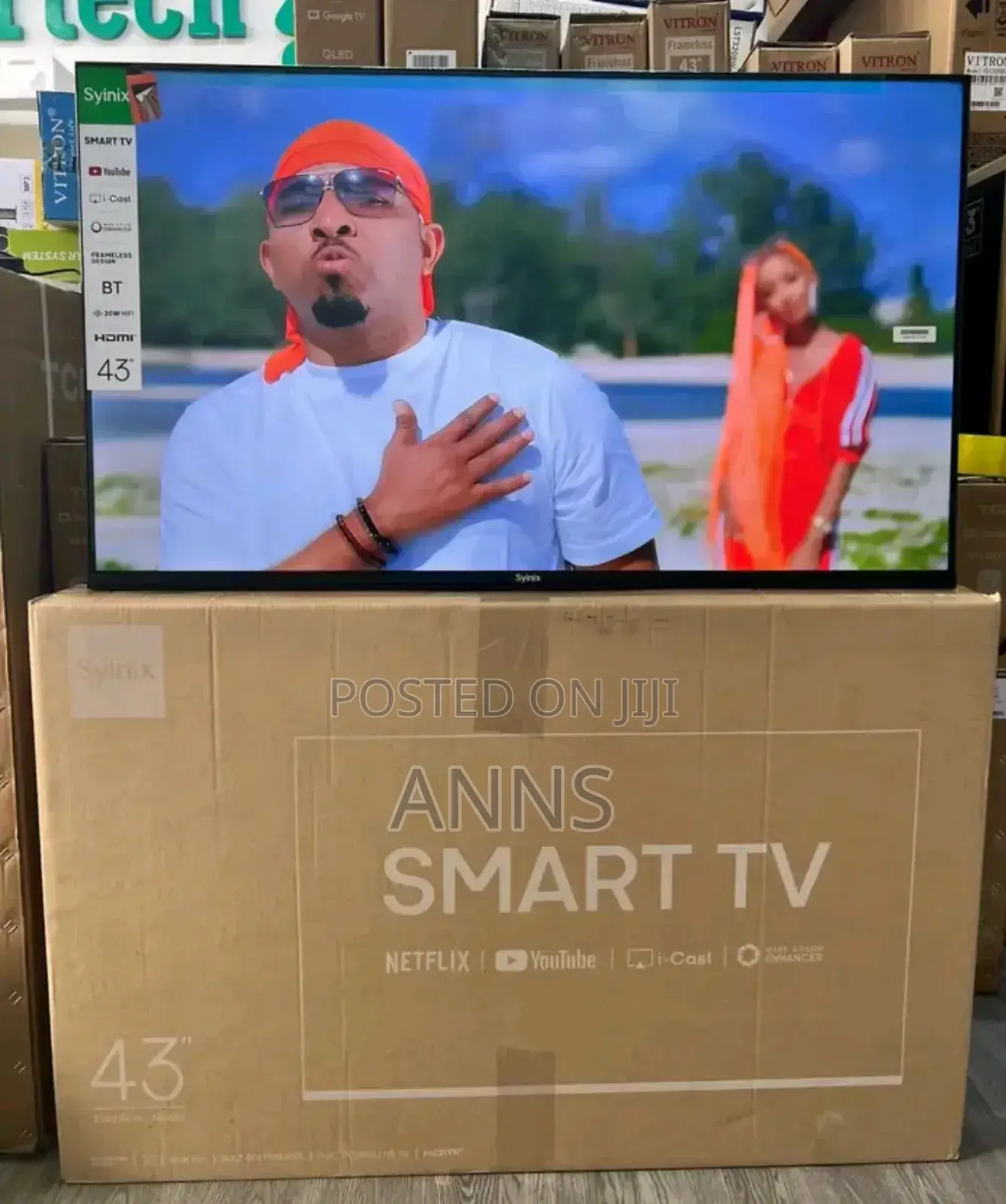 Wifi Enabled Synix 43 Inch FHD