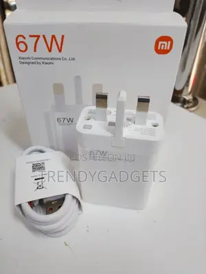 Xiaomi 67w Turbo Charging Adapter With Usb-a to Type-C Cable