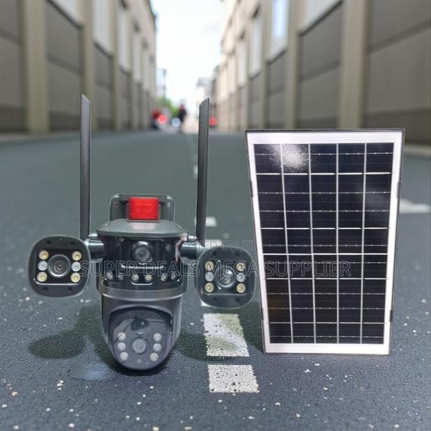 High Definition 3mp Multiple Lens 4g PTZ Outdoor Solar Security Camera - main view