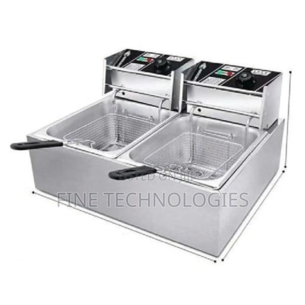 Affordable Double Fryer - main view