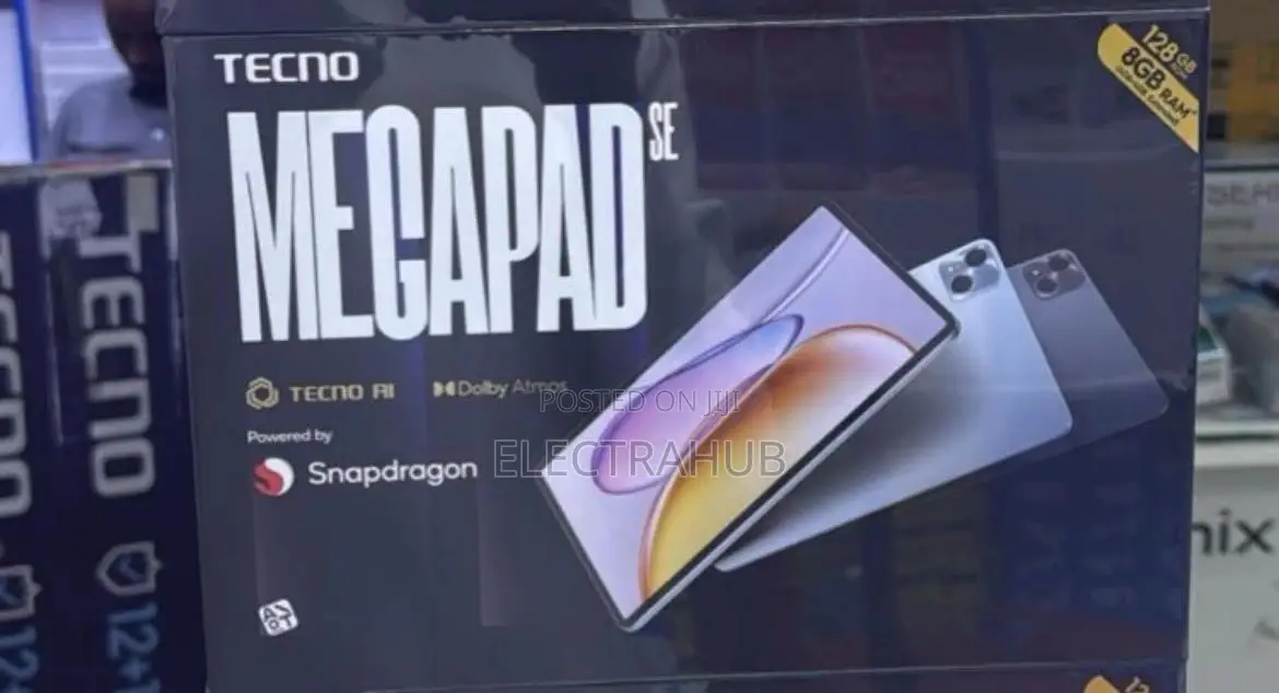 New Tecno Megapad 11 128 GB Black