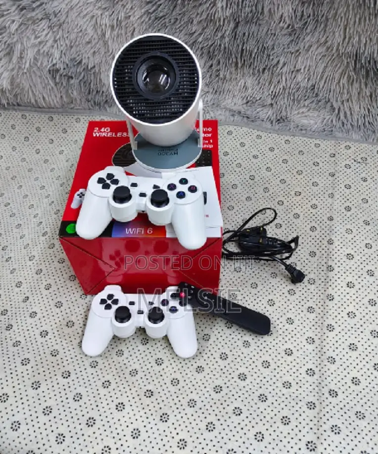 Hy300 Video Game Consoles Mini Portable Home Projector Android11