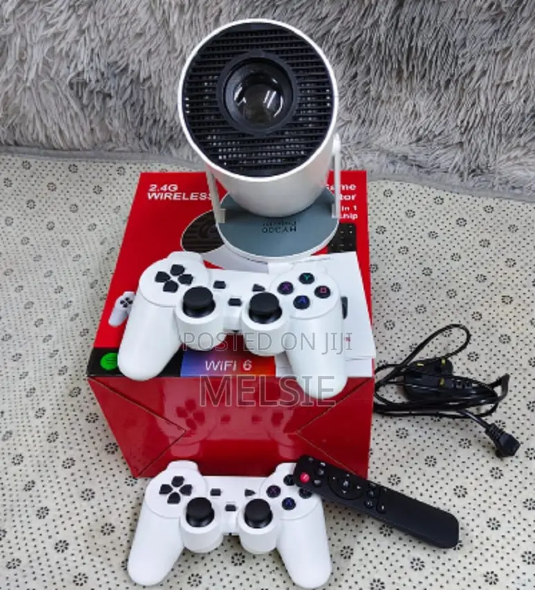 Hy300 Video Game Consoles Mini Portable Home Projector Android11
