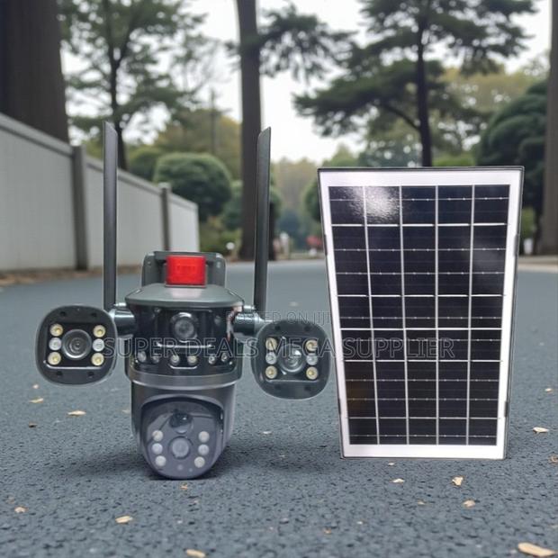 Easy Set Up Multiple Lens 4g PTZ Solar Outdoor Security Camera