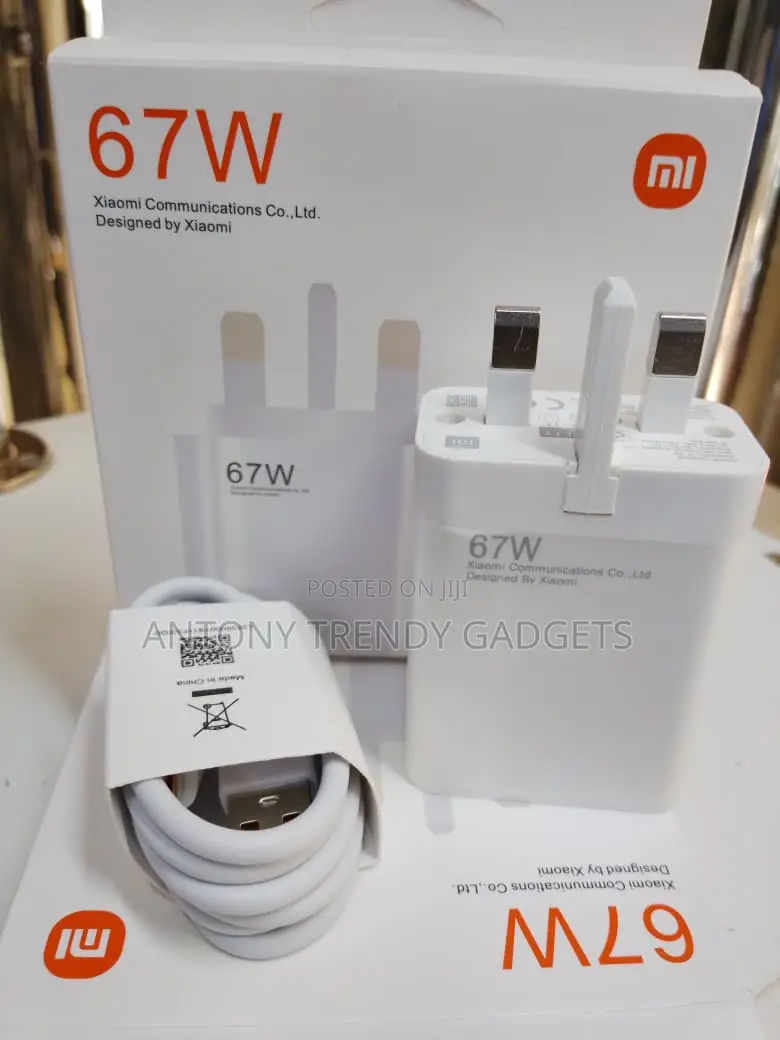 Xiaomi 67w Turbo Fast Charger With Type-c Cable – Original