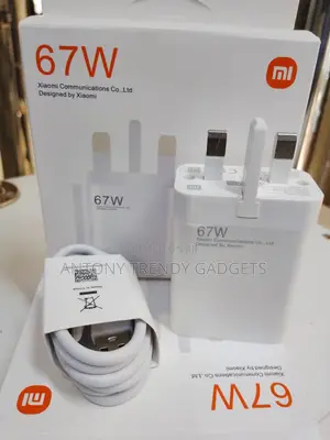 Xiaomi 67w Turbo Fast Charger With Type-c Cable – Original