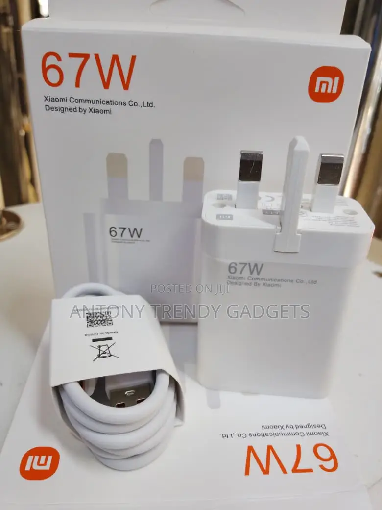 Xiaomi 67w Turbo Fast Charger With Type-c Cable – Original