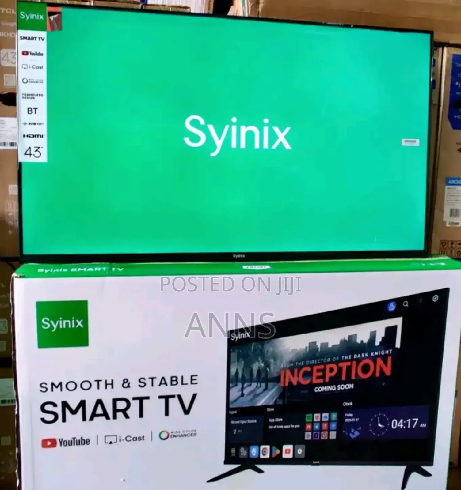 New Model Syinix 43 Inch Smart Tv