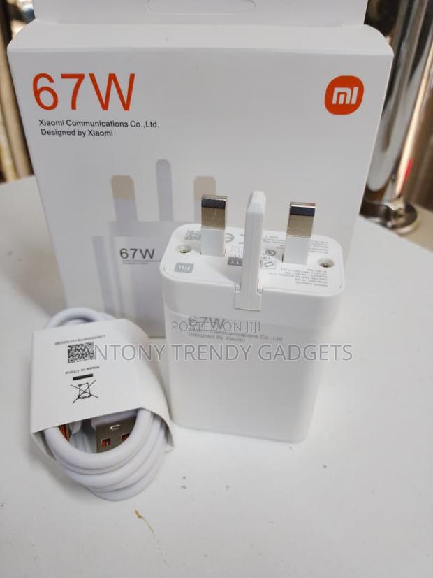 Xiaomi 67w Turbo Power Charger 2-in-1 With Type-c Data Cable