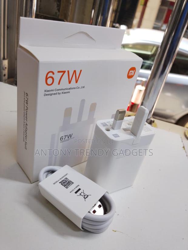 Original Xiaomi 67w Usb-a Fast Charger Travel Adapter Set