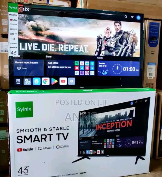 I-Cast Inbuilt Syinix 43 Inch Smart Tv