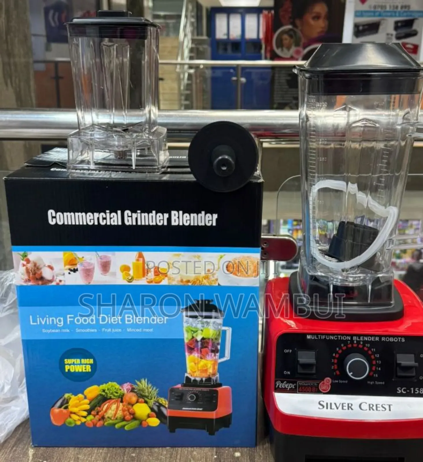 New Model Silvercrest 2 in 1 Blender 4500watts