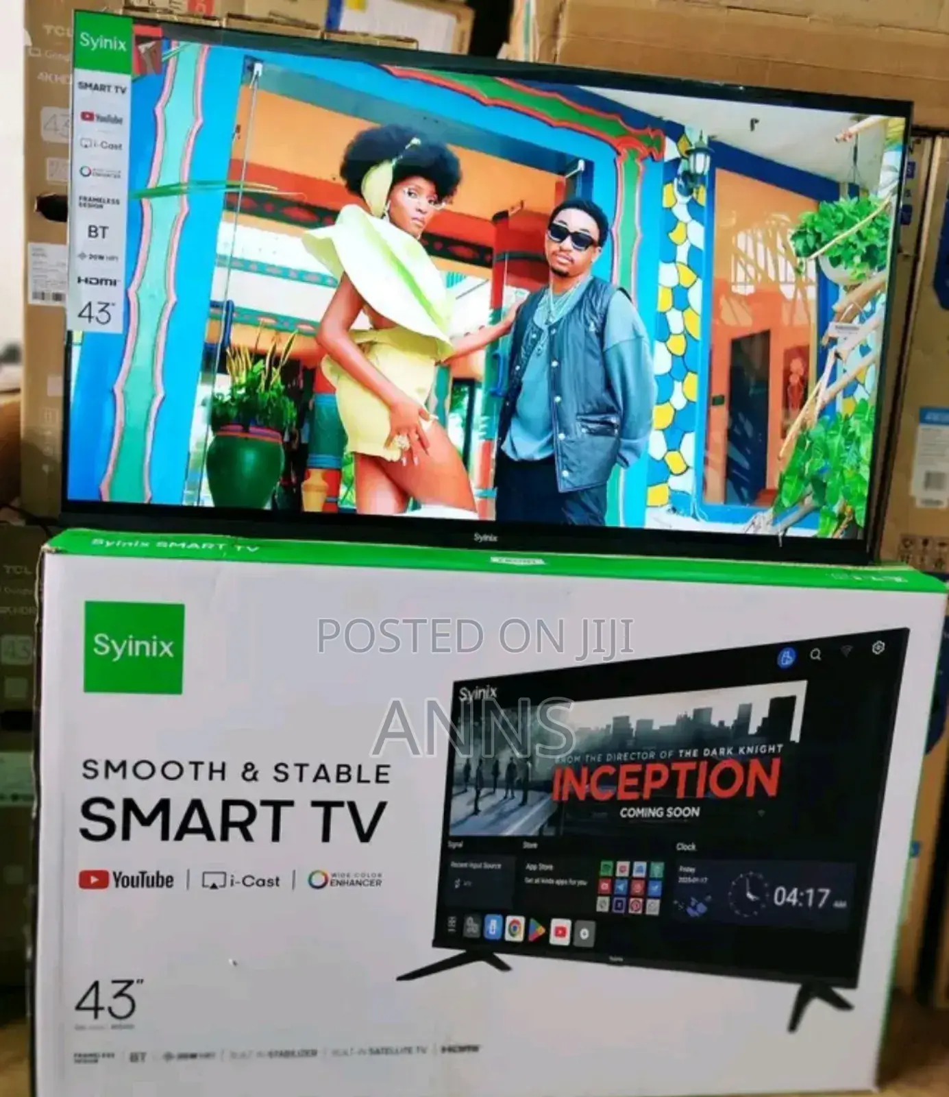 Dollyby Audio Syinix 43 Inch Smart Tv