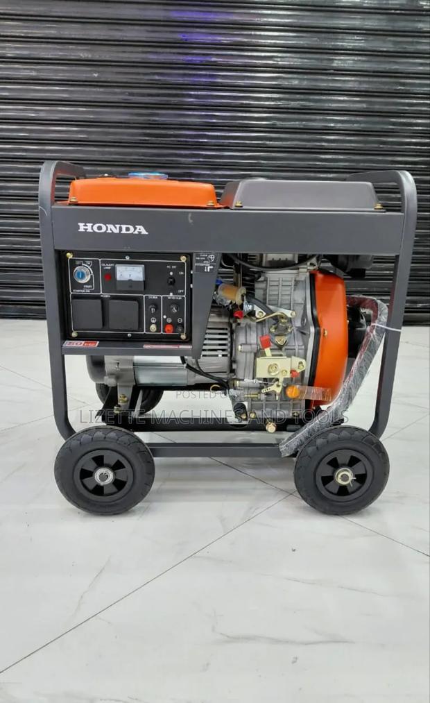10kva Honda Diesel Generator Single Phase With Handle and Wheels.