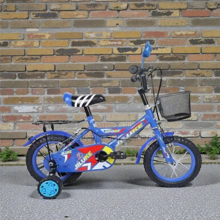 12,14,16 Inch 2–11 Years Children Training Wheel Bike With Cozy Saddle