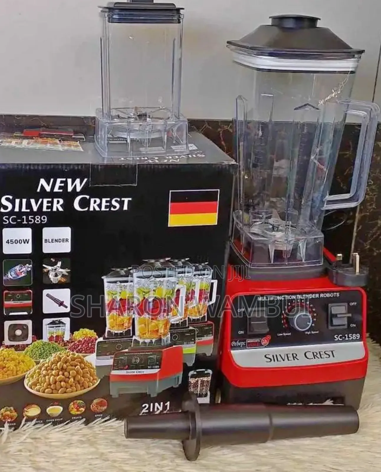 Commercial 2 in 1 Silvercrest Blender /4500watts Silvercrest Blender