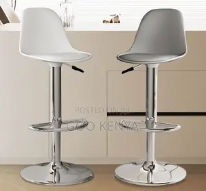 Home Stool; Lift-up Counter Stool With Swivel Seat For Home Kitchen