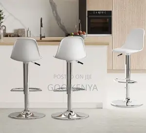 Home Stool; Lift-up Counter Stool With Swivel Seat For Home Kitchen