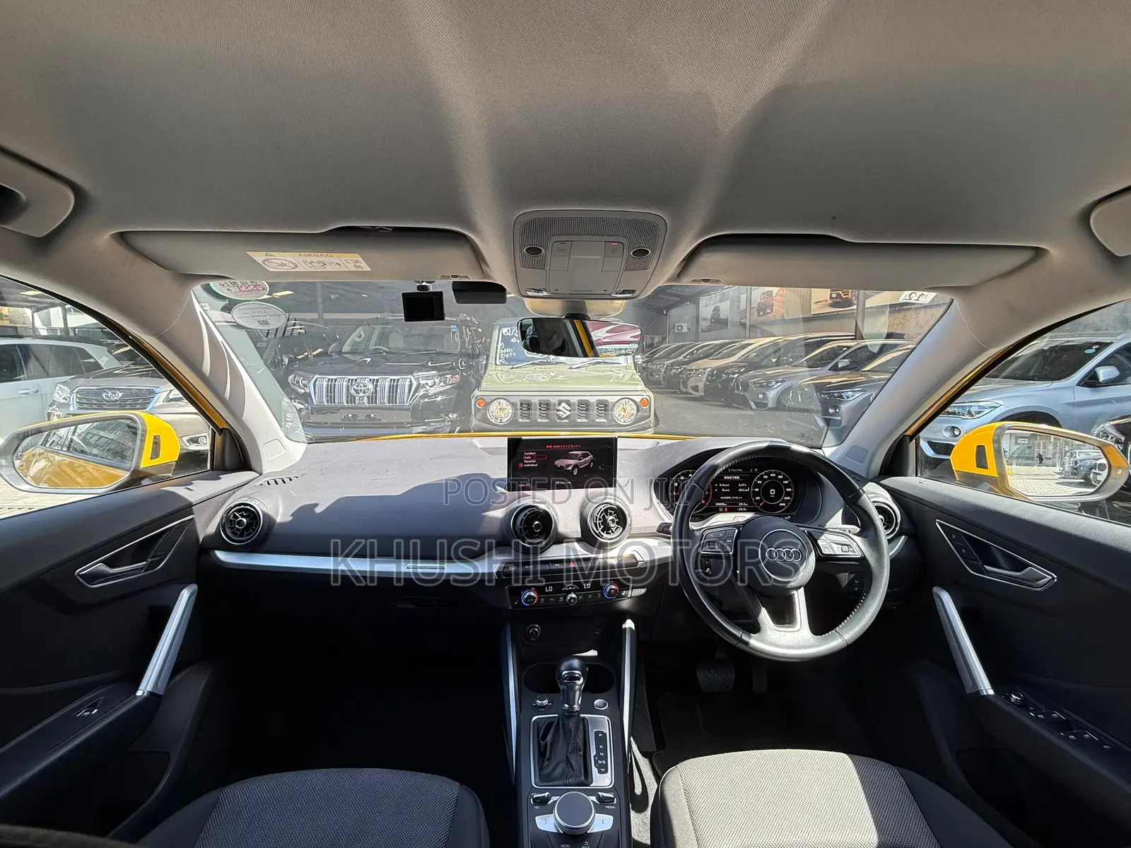 Audi Q2 2018 Yellow