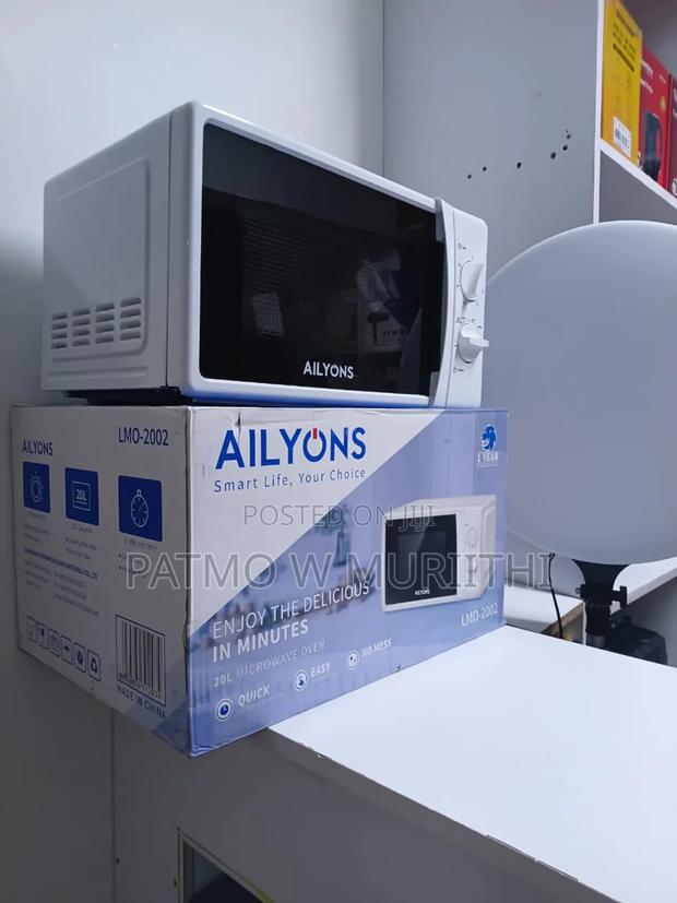Ailyons 20l White Microwave Analogue - thumbnail 2