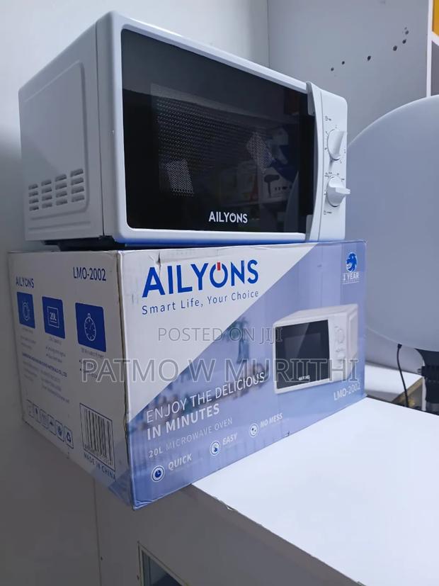 Ailyons 20l White Microwave Analogue - thumbnail 3