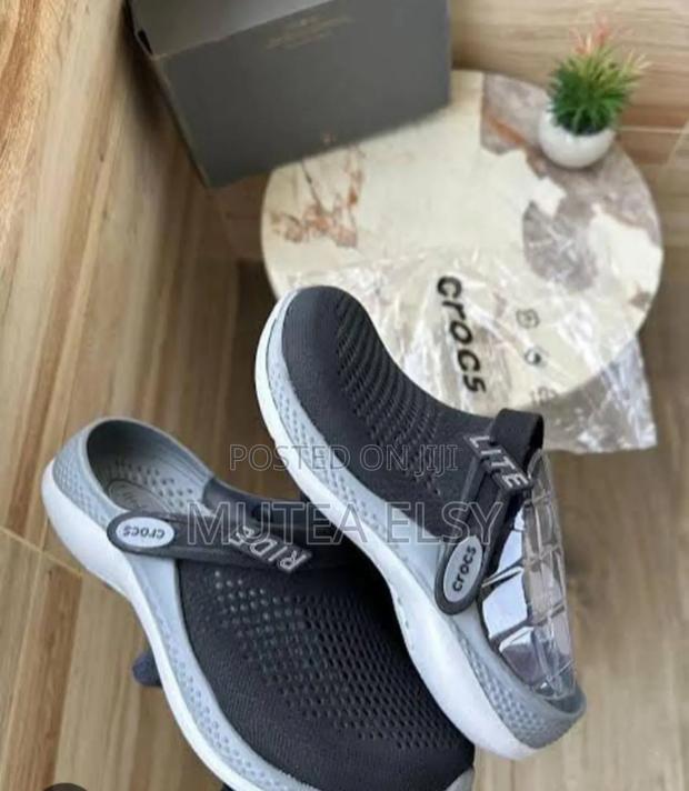 Black Grey Crocks Literide - thumbnail 3