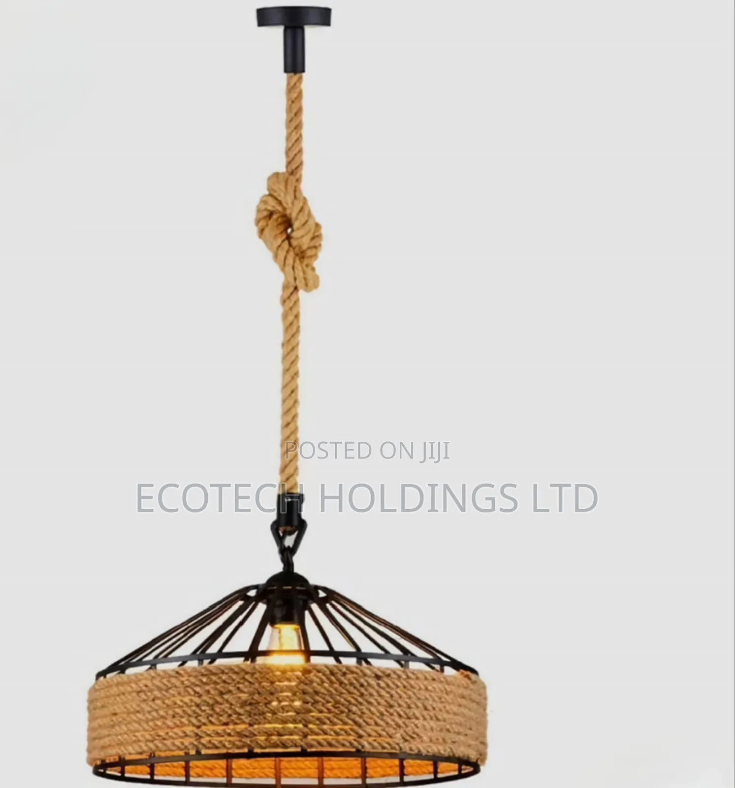 1mtr Classic Rope Pendant Light Rp2