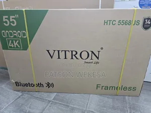 Vitron 5568us 55 Inch Frameless 4kuhd Smart Android Tv,Bluetooth