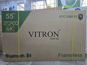 Vitron 5568us 55 Inch Frameless 4kuhd Smart Android Tv,Bluetooth