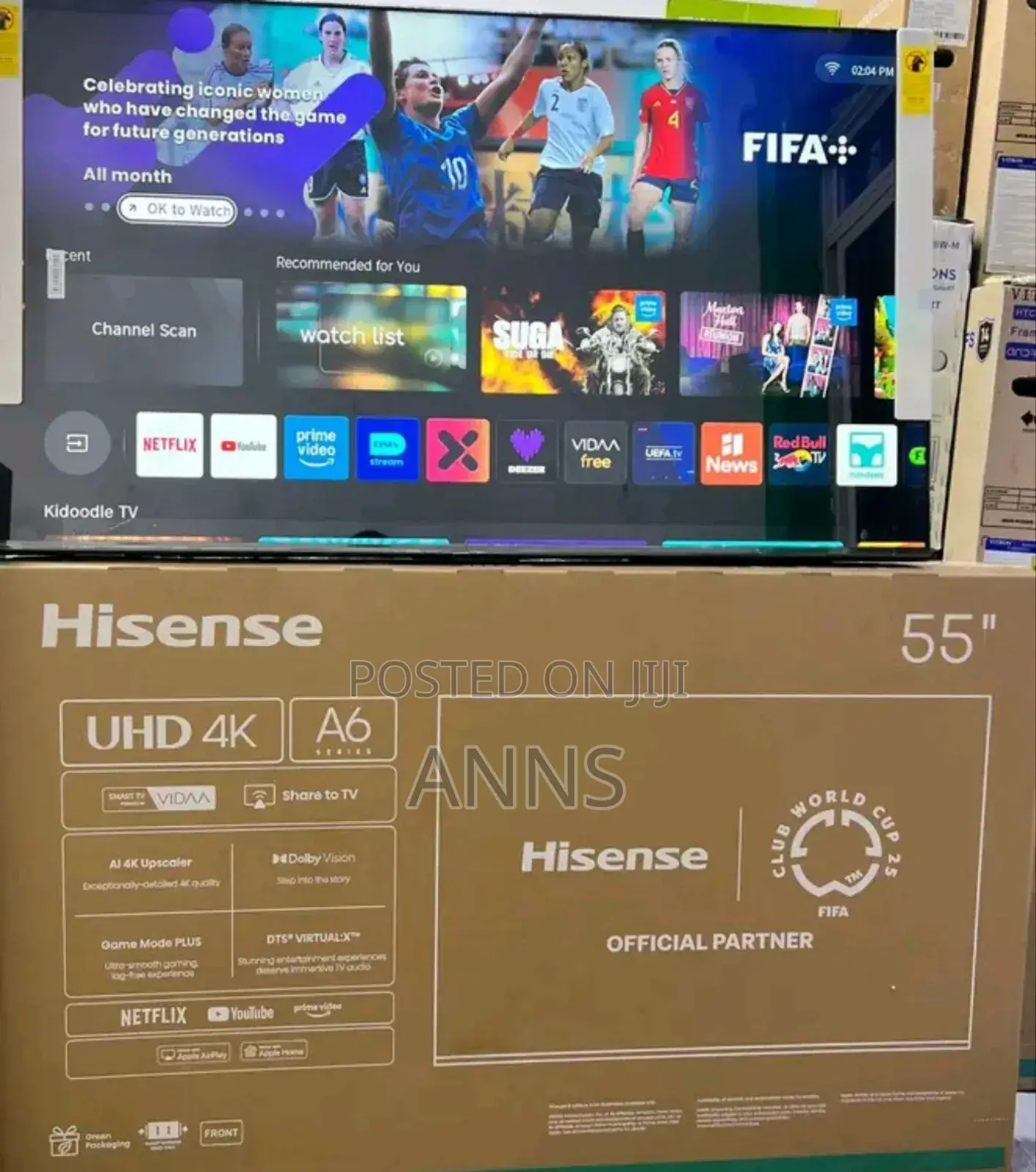 Hisense 55-Inch Smart Tv 55a6k Uhd