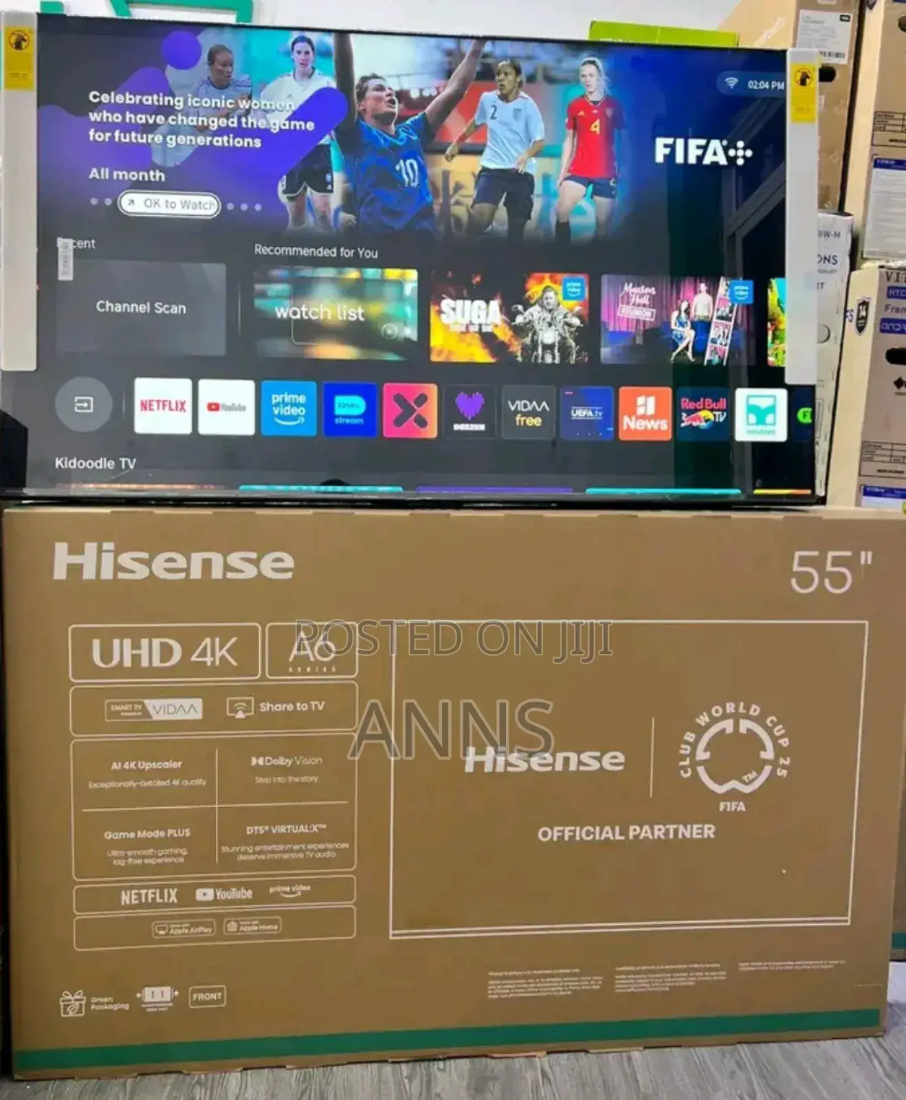 Hisense 55-Inch Smart Tv 55a6k Uhd