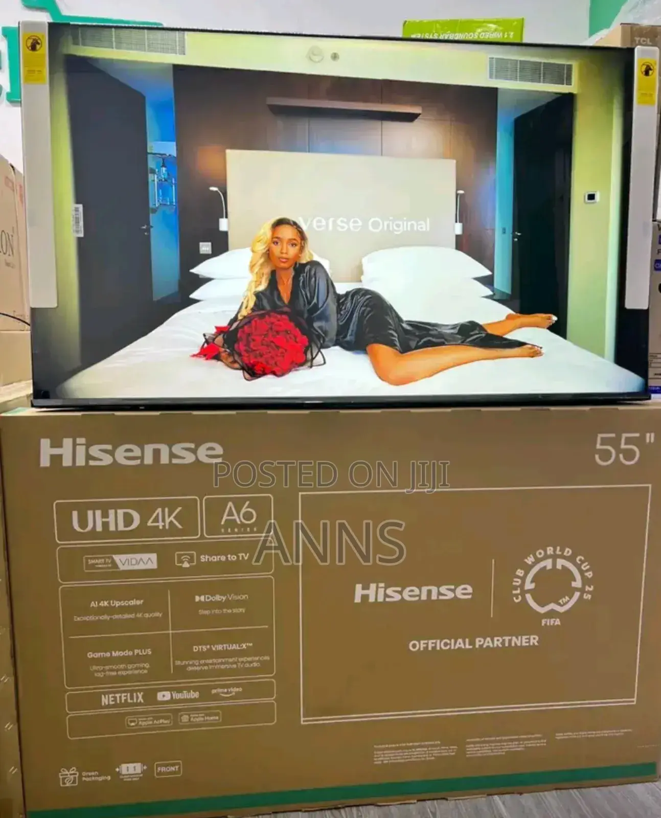 Wifi Enabled Hisense 55-Inch Smart Tv 55a6k Uhd