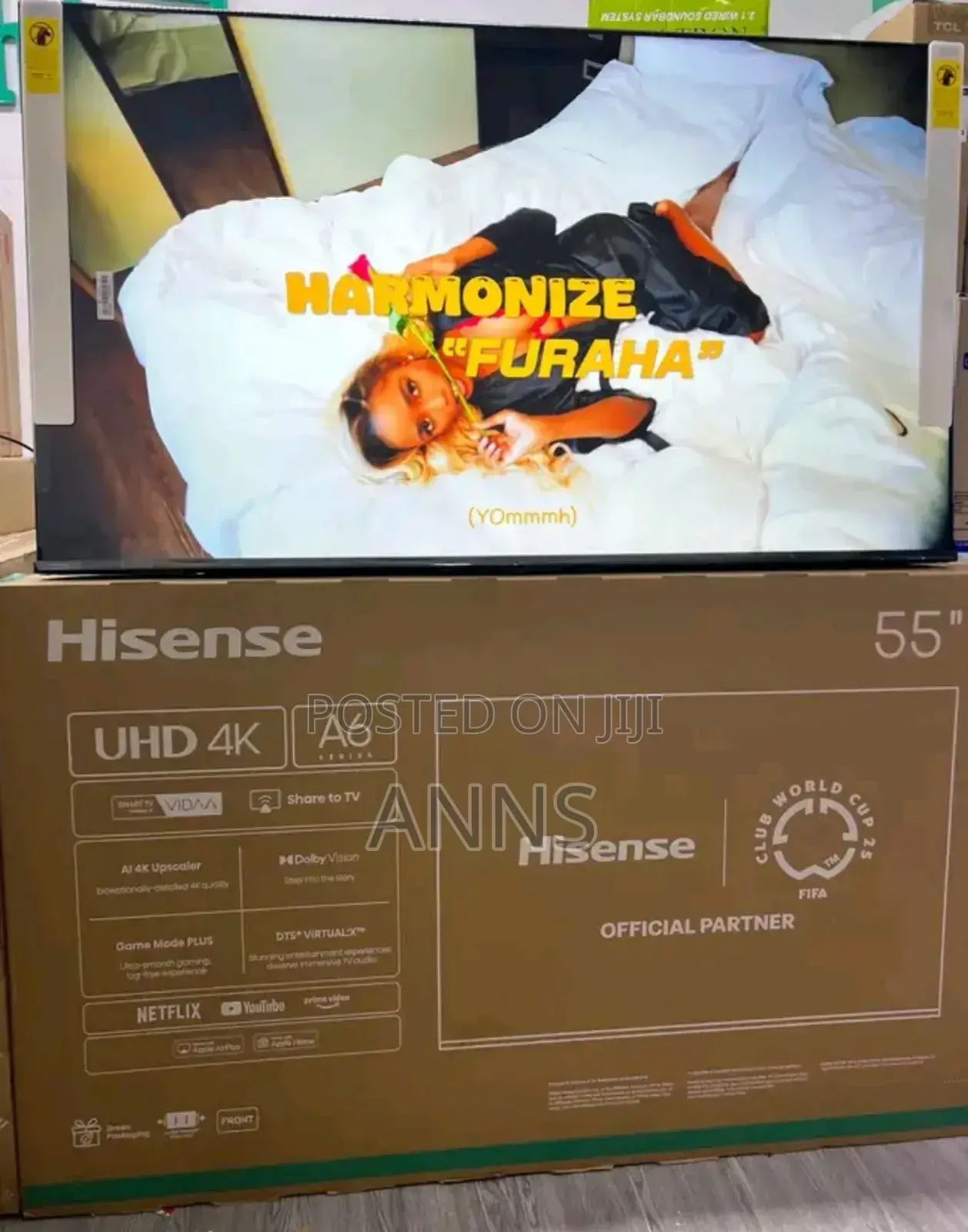 Wifi Enabled Hisense 55-Inch Smart Tv 55a6k Uhd