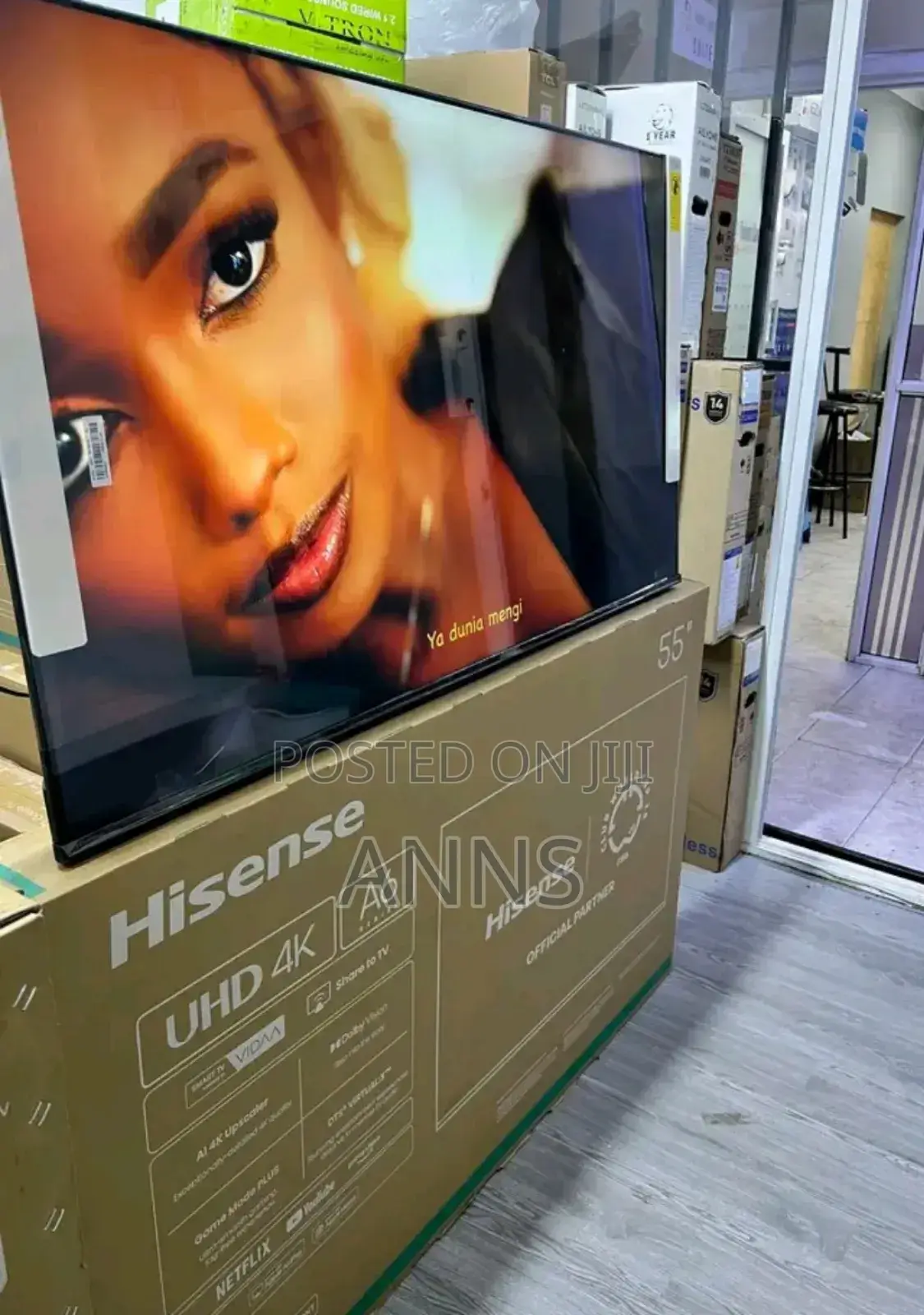 Bluetooth Enabled Hisense 55 Inch Full Uhd Tv