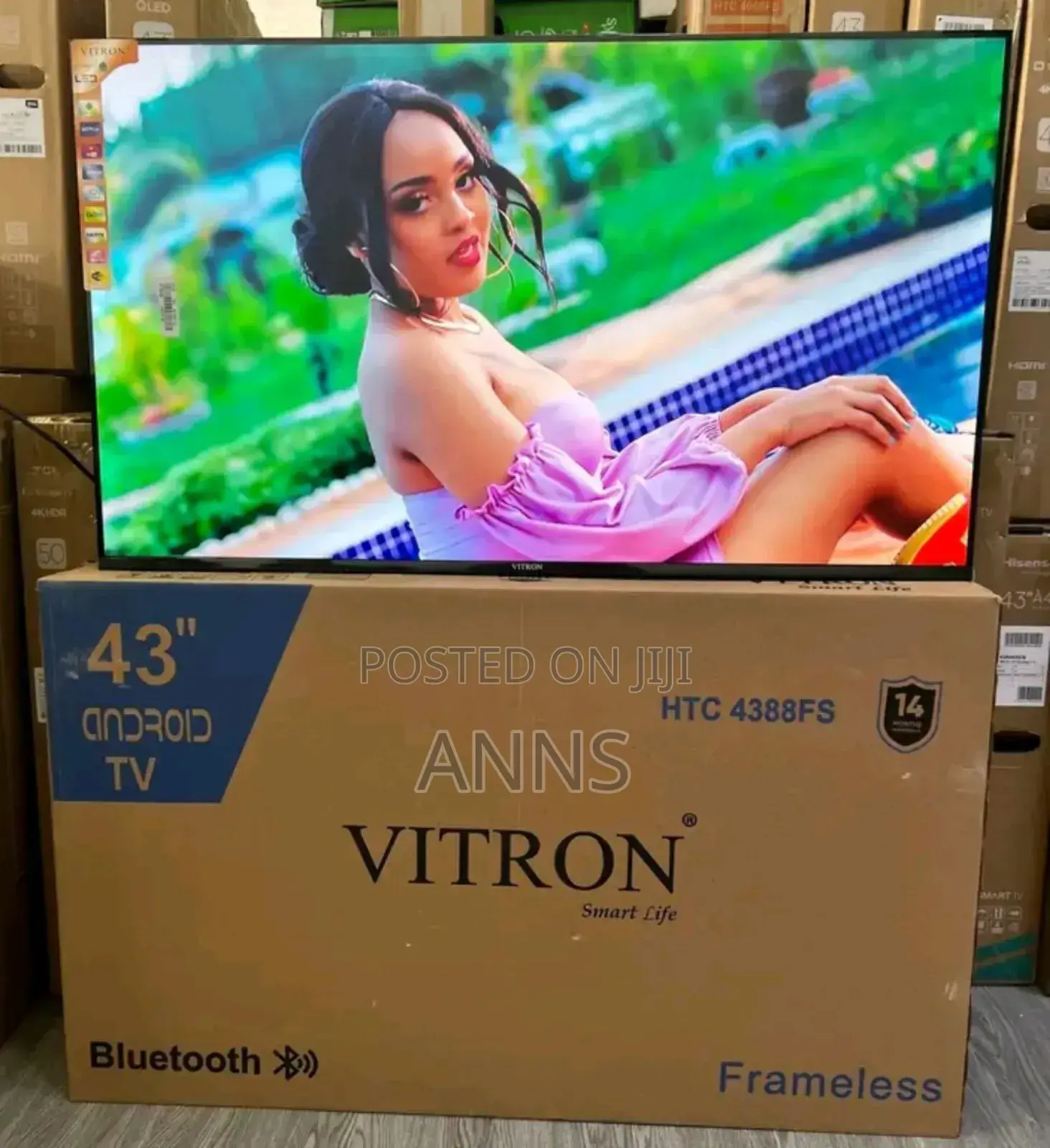14 Months Warranty Vitron 43 Inch Smart Tv