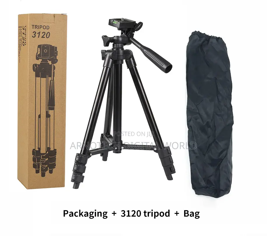 Multipurpose Phone /Camera Tripod Stand Holder + Clip