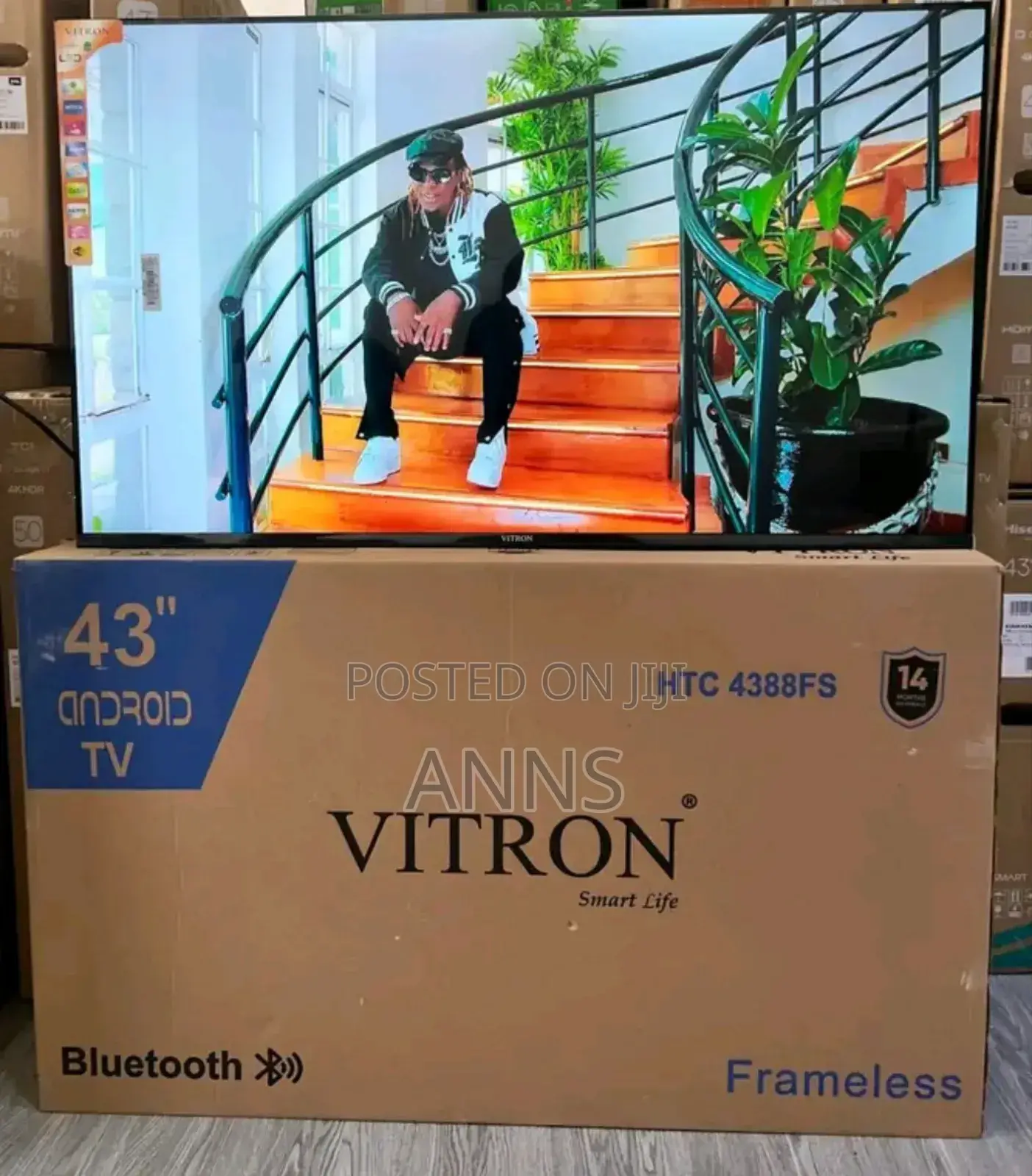 14 Months Warranty Vitron 43 Inch Smart Tv