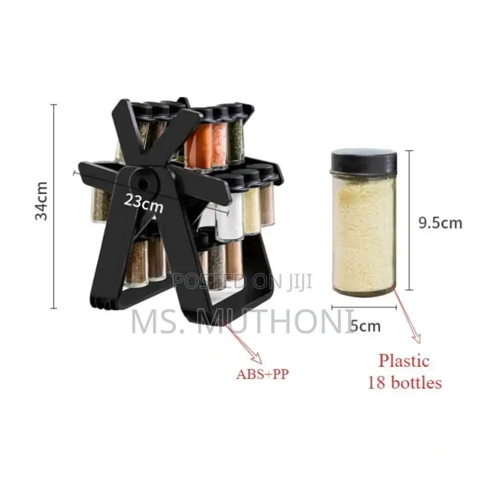 Windmill / Ferris Seasoning Rack With 18 Jars*