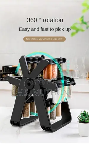 Windmill / Ferris Seasoning Rack With 18 Jars*