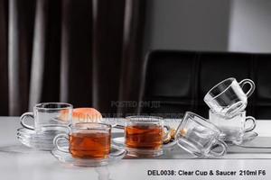 Cf001l12 Deli Clear Cup Saucer 210ml - thumbnail 2