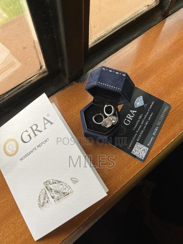 Moissanite Earrings - main view