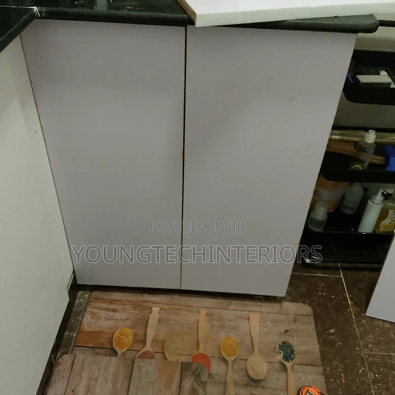 Glass Display and Kitchen Cabinets