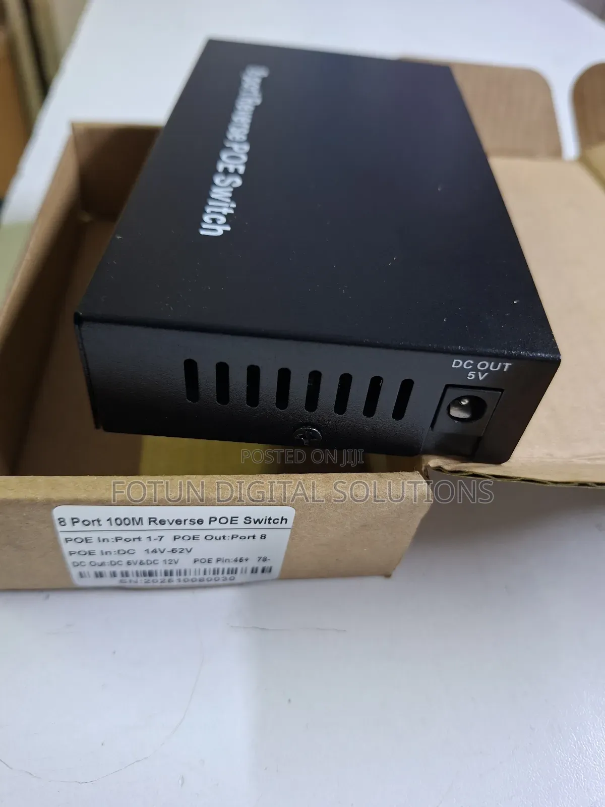 8 Port 100m Reverse Poe Switch