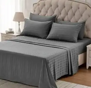 Plain Colored Stripped Cotton Bedsheets