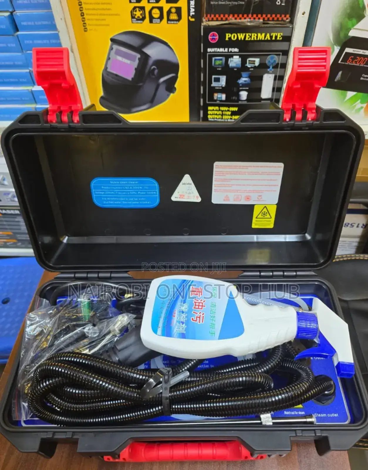 High-Pressure, High-Temperature Steam Cleaner.