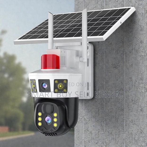 Ultra-Low Power Dual Lens 4g PTZ Rotating Outdoor Solar Camera