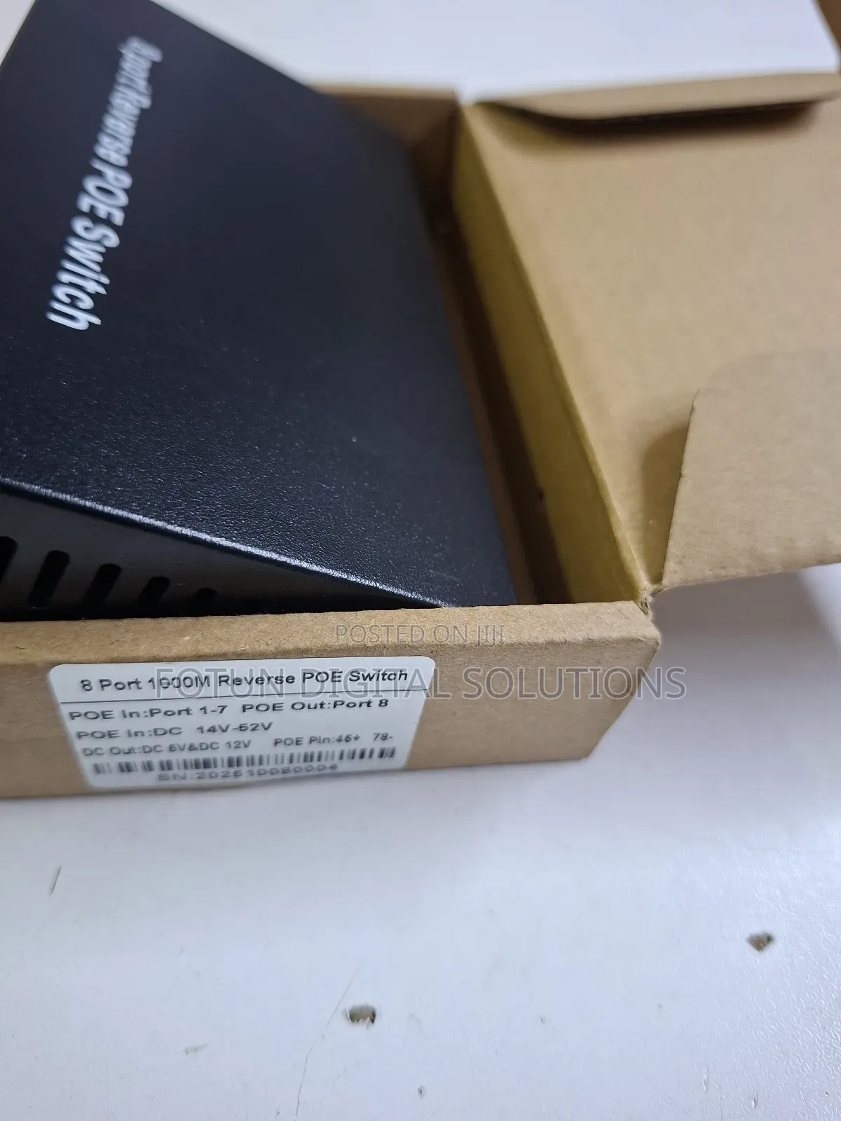 8 Port 1000m Reverse Poe Switch